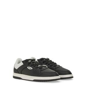 HUGO Low-Top Leather Court Sneakers Men BLACK